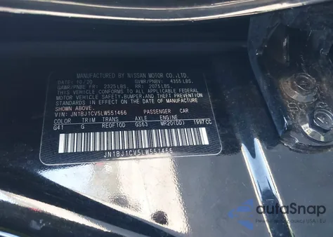 2020 Nissan Rogue Sport S Fwd Xtronic Cvt from USA, damaged, VIN JN1BJ1CV5LW551466